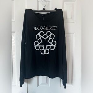 Black Veil Brides long sleeve Raglan shirt